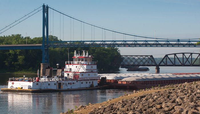 Rivers’ historic lows creating barge traffic issues 