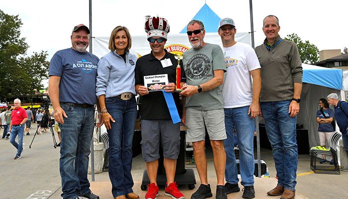 Matt Ouverson's rack of lamb with chimichurri sauce named grand champion of Iowa Farm Bureau's 60th annual Cookout Contest at the Iowa State Fair