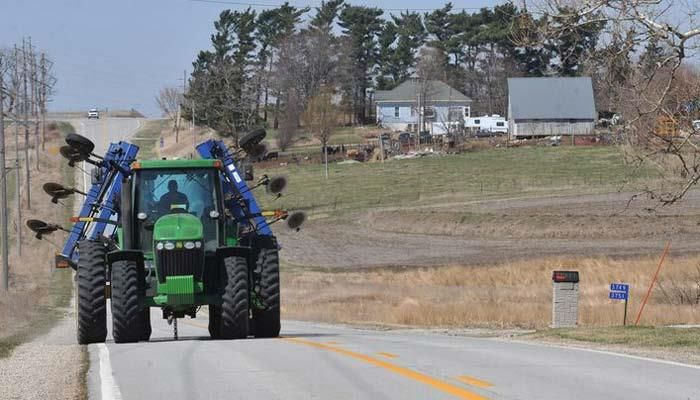 Use caution at rural intersections