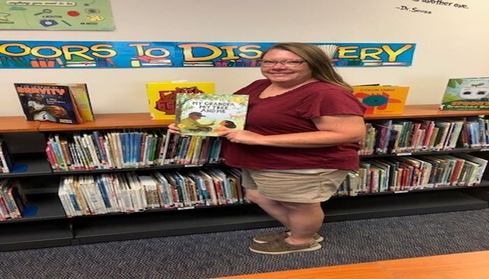 WCFB donates book to CS library