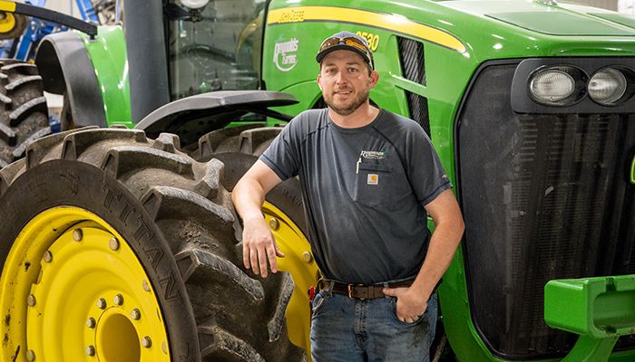 Zac Preston leads the Iowa Farm Bureau’s Young Farmer Advisory Committee for 2024-25.