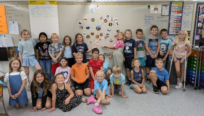 “Farming and Football” with Durant Elementary 3rd graders