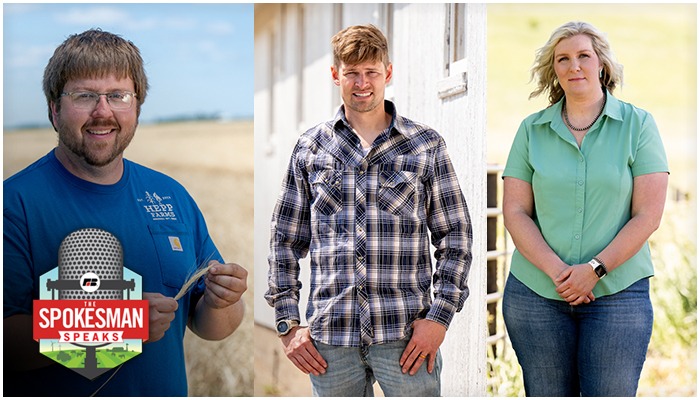 From left to right: James Hepp, Nate Hofmann and Kaitlyn Porter