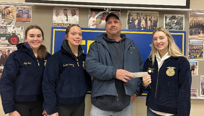 Bob Jacobson Donation to Nevada FFA