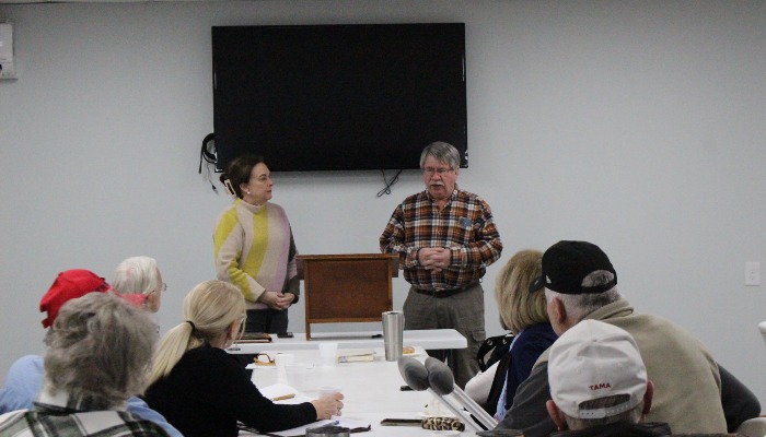 Poweshiek County Farm Bureau hosted a town hall coffee