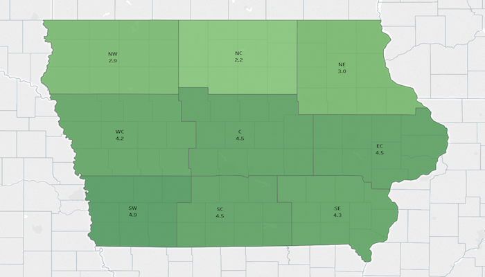 Iowa Days Suitable for Fieldwork, Crop Progress, and Drought Monitor