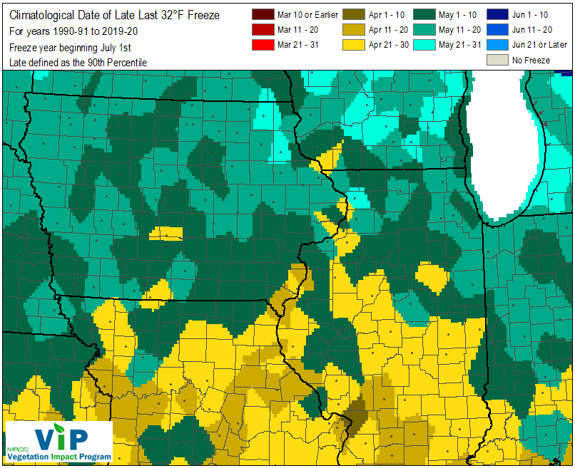 Soil Temperatures, Growing Degree Days and Last Frost Dates